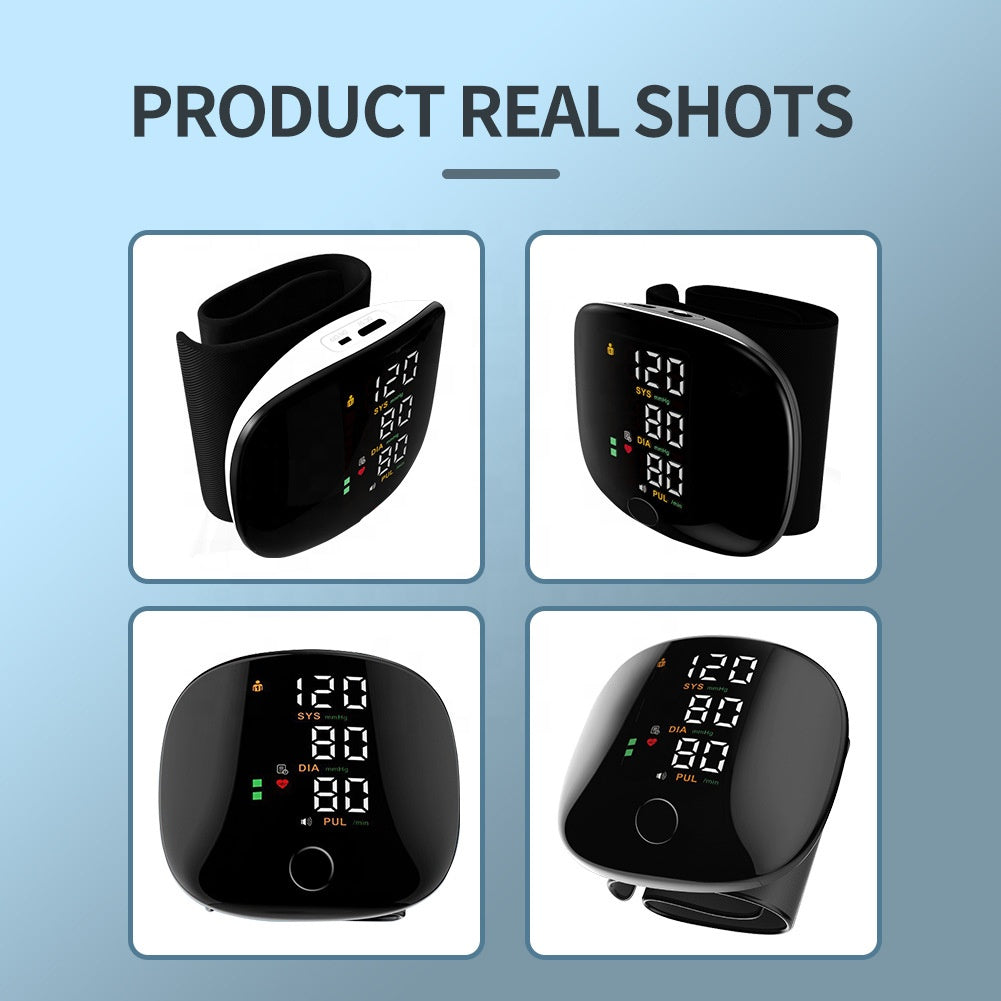 Wrist Type Electronic Blood Pressure Monitor Home Use